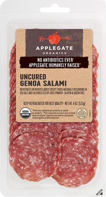 ORGANIC GENOA SALAMI SLICED