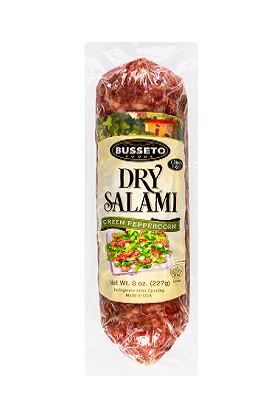GREEN PEPPERCORN SALAMI CHUB
