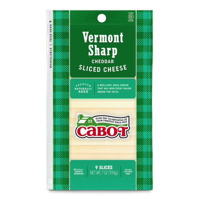 VERMONT SHARP WHITE SHINGLED SLICES