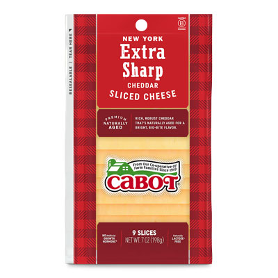 NY EXTRA SHARP YELLOW SHINGLED SLICES