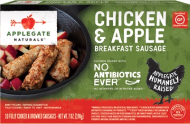 CHICKEN & APPLE BREAKFAST SAUSAGE (GLUTEN FREE)
