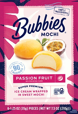 PASSION FRUIT MOCHI ICE CREAM