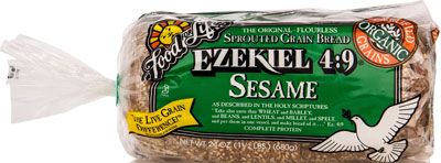 SPROUTED WHOLE GRAIN SESAME BREAD