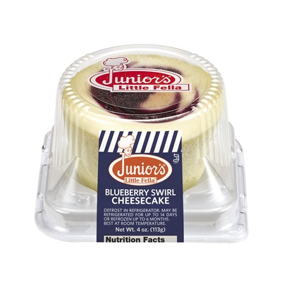 BLUEBERRY SWIRL LITTLE FELLAS CHEESECAKE