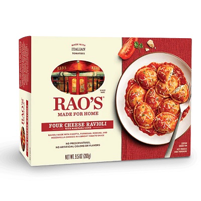 FOUR CHEESE RAVIOLI SINGLE SERVE ENTREE