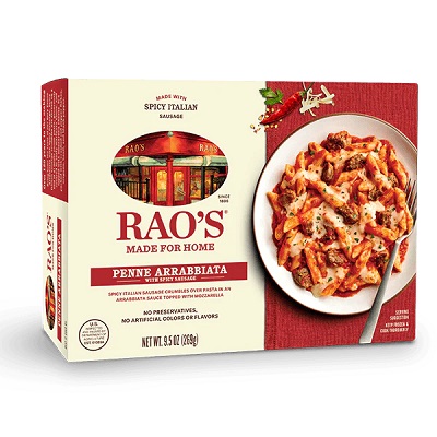 PENNE ARRABBIATA ITALIAN SAUSAGE ENTREE