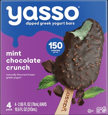 MINT CHOCOLATE CRUNCH GREEK YOGURT BARS