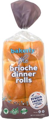 BAKERLY BRIOCHE DINNER ROLLS