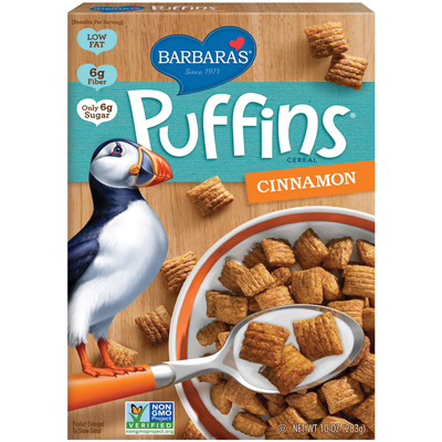 Puffins Cereals : Cinnamon