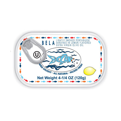 Sardines in Lemon Flavored Extra Virgin Olive Oil