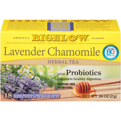 Herbal Tea : Lavender Chamomile plus Probiotics