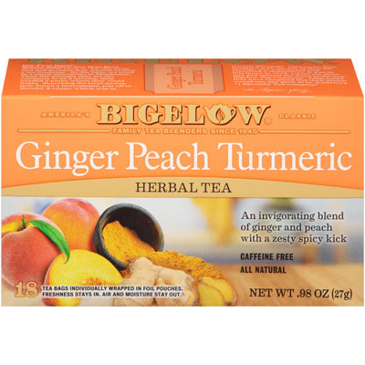 Herbal Tea : Ginger Peach Turmeric