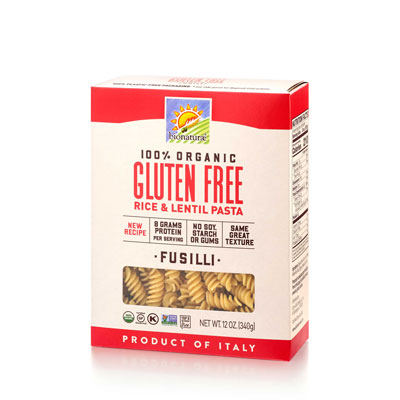 Organic Gluten Free Pasta : Fusilli