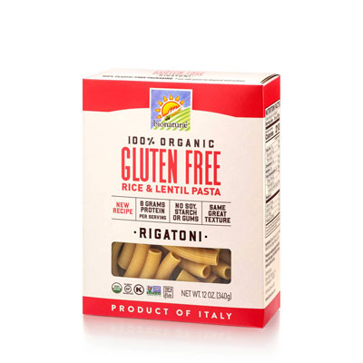 Organic Gluten Free Pasta : Rigatoni