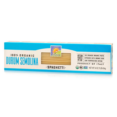 Organic Durum Semolina Pasta : Spaghetti
