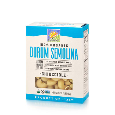 Organic Durum Semolina Pasta : Chiocciole