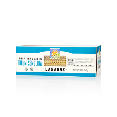Organic Durum Semolina Pasta : Lasagne