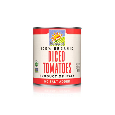 Organic Tomatoes : Diced
