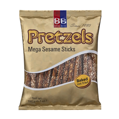 Pretzels : Mega Sesame Sticks