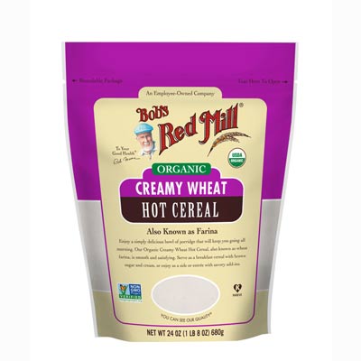 Organic Hot Cereals : Creamy Wheat
