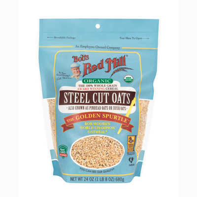 Organic Oats : Steel Cut