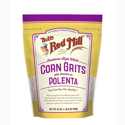 Organic Cereals : White Corn Grits Polenta