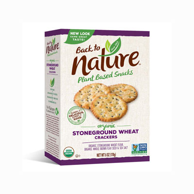 Organic Crackers : Stoneground Wheat