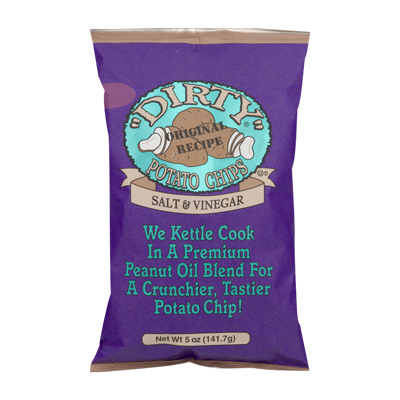 Kettle Potato Chips : Salt & Vinegar (L)