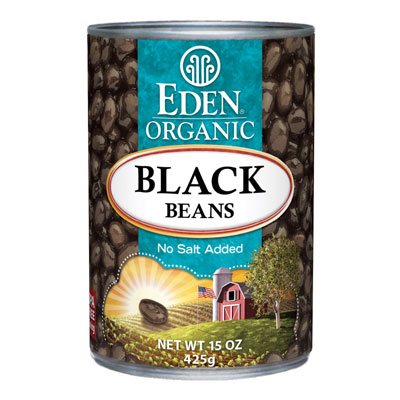 Organic Canned Beans : Black