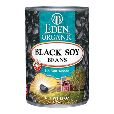 Organic Canned Beans : Black Soy