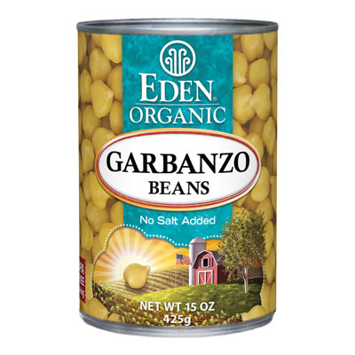 Organic Canned Beans : Garbanzo