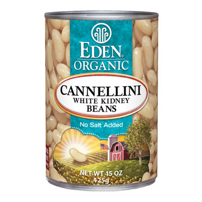 Organic Canned Beans : Cannellini White Kidney
