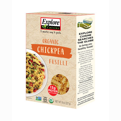 Organic Chickpea Fusilli
