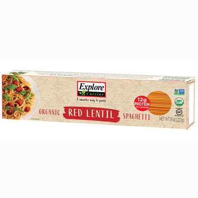 Organic Red Lentil Spaghetti
