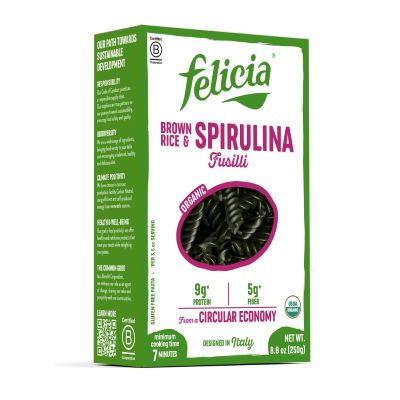 Organic Brown Rice & Spirulina Fusilli