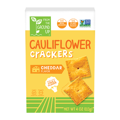 Cauliflower Crackers : Cheddar