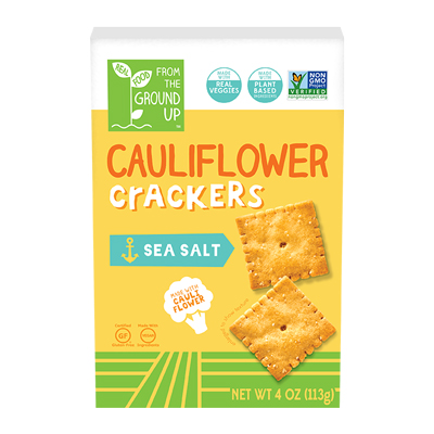 Cauliflower Crackers : Sea Salt