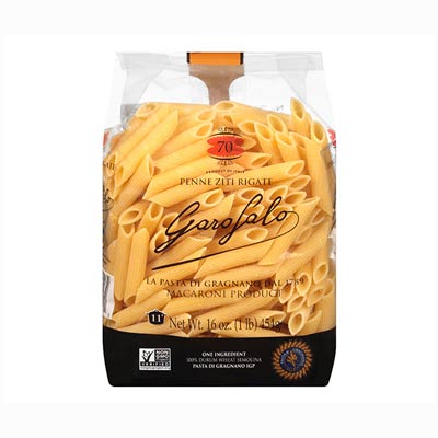 Durum Wheat Semolina Pasta : Penne Ziti Rigate