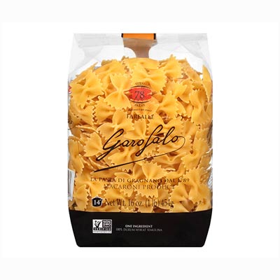 Durum Wheat Semolina Pasta : Farfalle