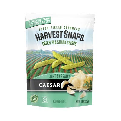 Green Pea Snack Crisps : Caesar