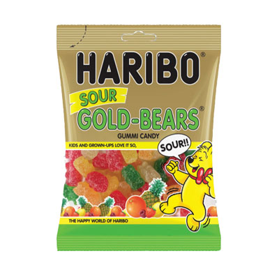 Gummy Candy : Sour Gold-Bears