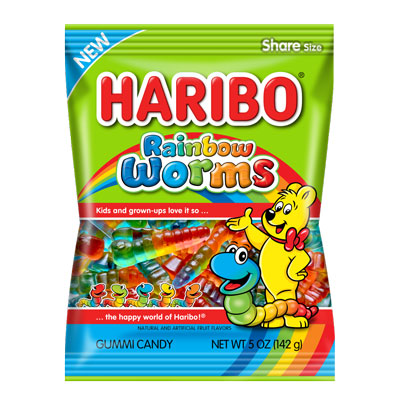 Gummy Candy : Rainbow Worms