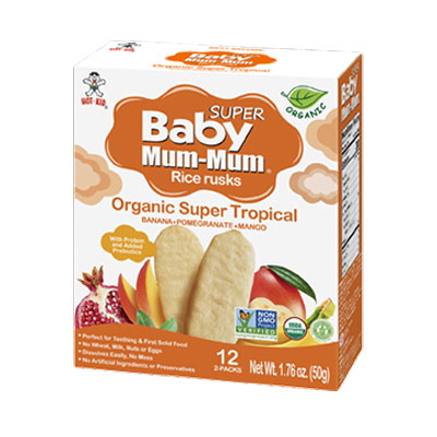 Organic Rice Rusks : Super Tropical