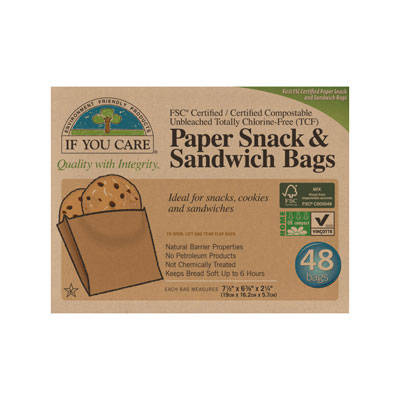 Paper Snack & Sandwich Bags