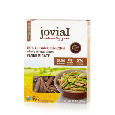 Organic Einkorn Wheat Pasta : Penne Rigate