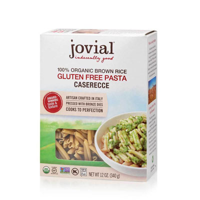 Organic Brown Rice Pasta : Caserecce