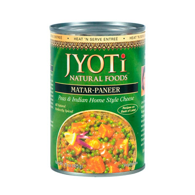 Matar-Paneer : Peas & Indian Home Style Cheese