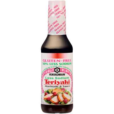 Sauce : Gluten Free & 50% Less Sodium Teriyaki (10oz)