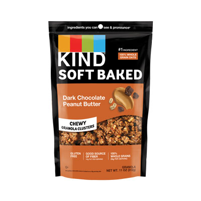 Soft Baked Granola Clusters : Dark Chocolate Peanut Butter
