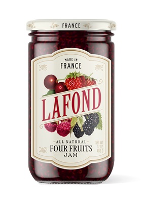 LAFOND JAM FOUR FRUITS